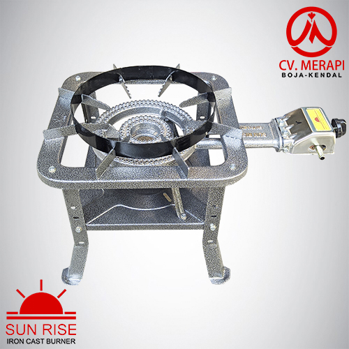 Kompor Gas Komersial Besi Cor (Commercial Cast Iron Gas Burner) Sun Rise - 40-35 Auto